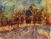 Pierre-Auguste Renoir Markusplatz in Venedig oil painting reproduction